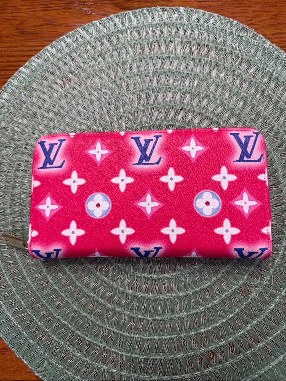 Monogrammed Wallet. New. Excellent Condition!